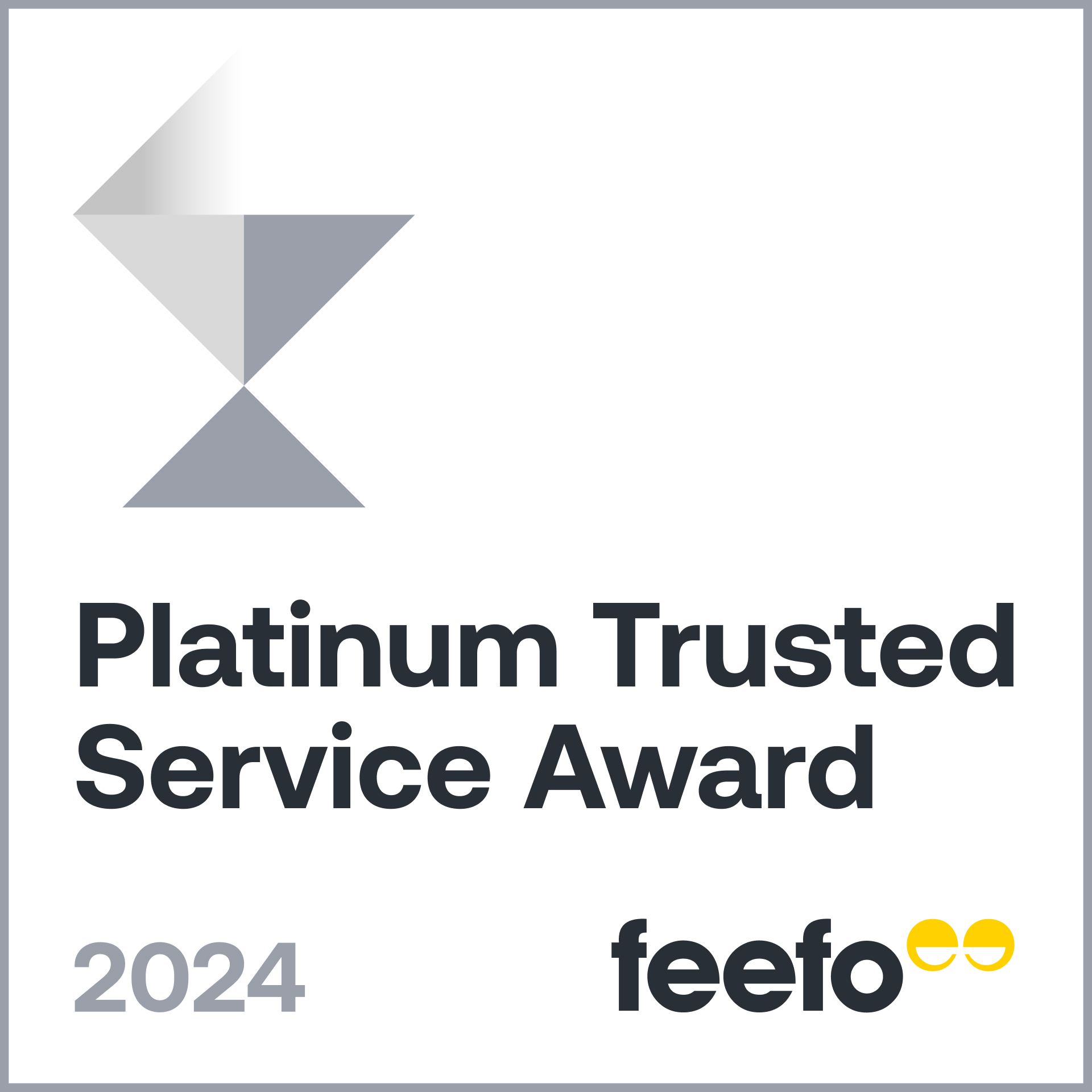 Feefo Platinum 2024
